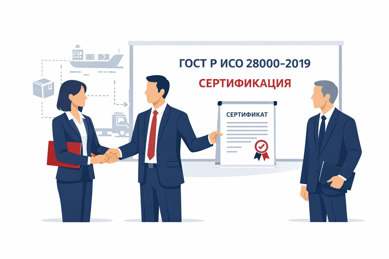 Оформление сертификата ГОСТ Р ИСО в Щелкино