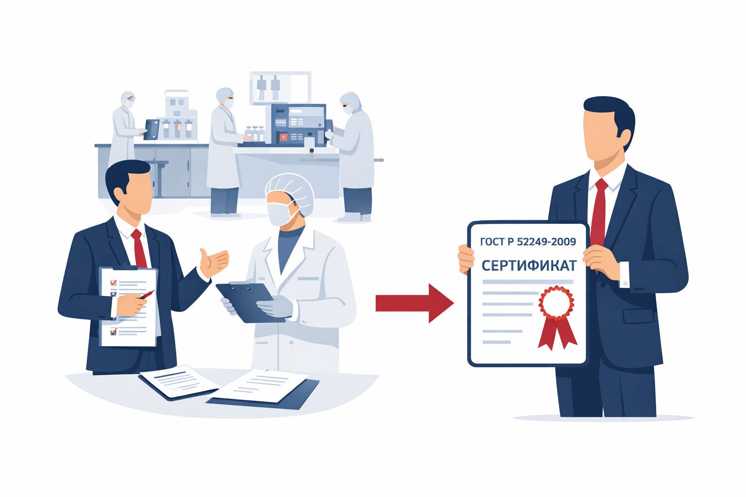 Процедура сертификации ГОСТ Р 52249-2009 в Щелкино