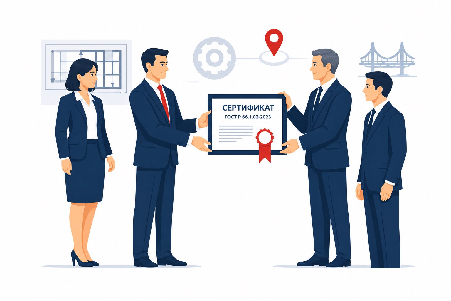 Получение сертификата ГОСТ Р 66.1.02-2023